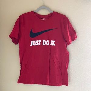 Nike Red Just Do It tee